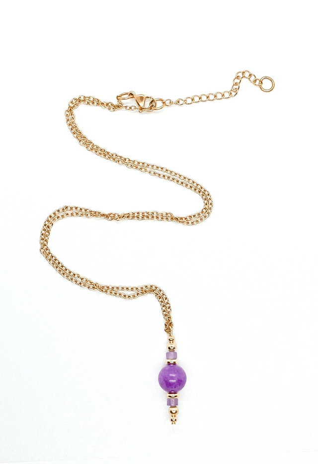 GLOXINIA Collier fait main