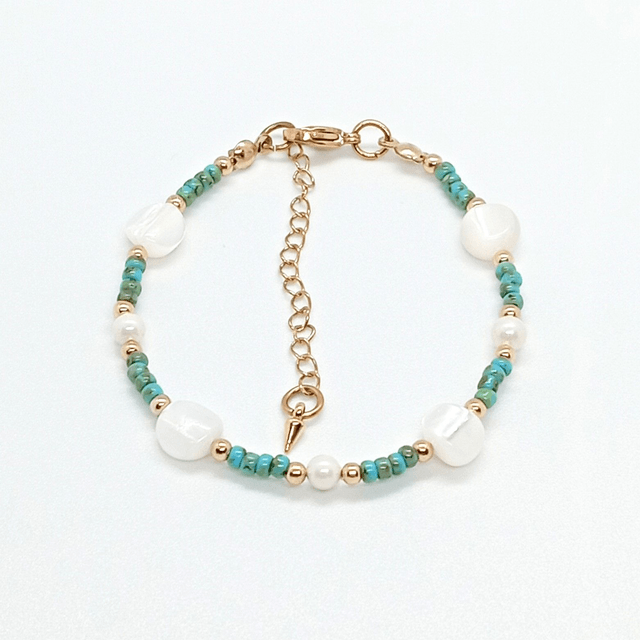 SPATHIPHYLLUM Bracelet fait main