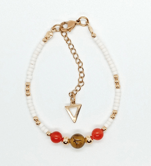 STÉPHANOTIS Bracelet fait main