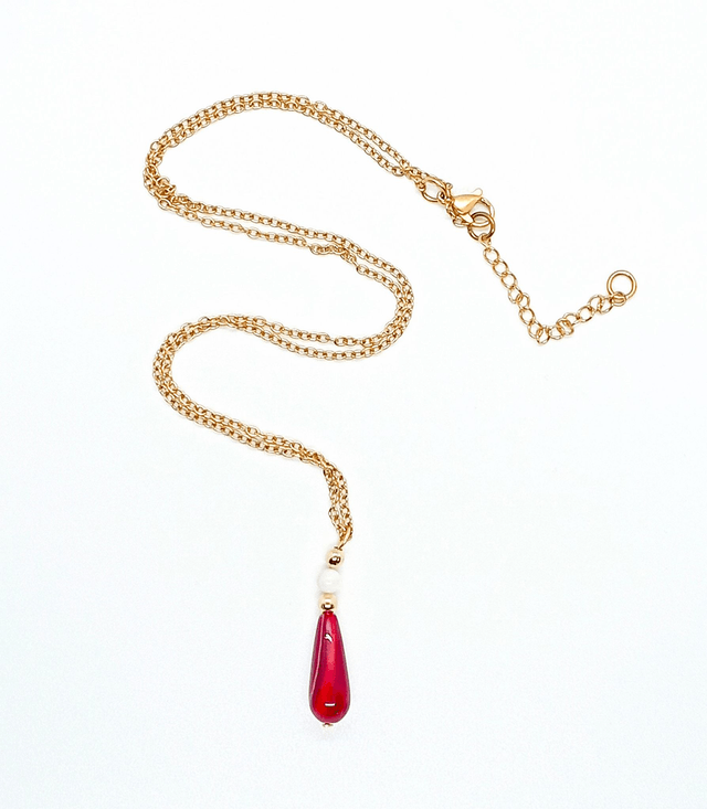 SALVIA Collier fait main