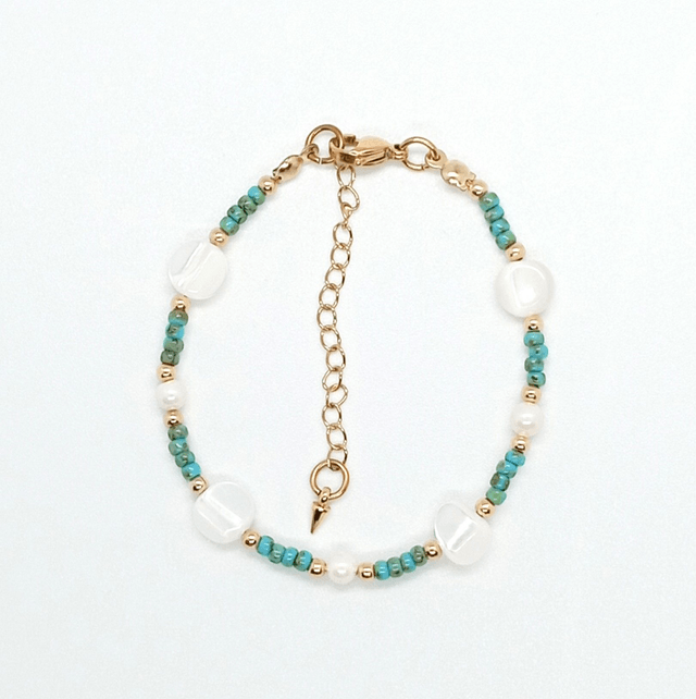 SPATHIPHYLLUM Bracelet fait main