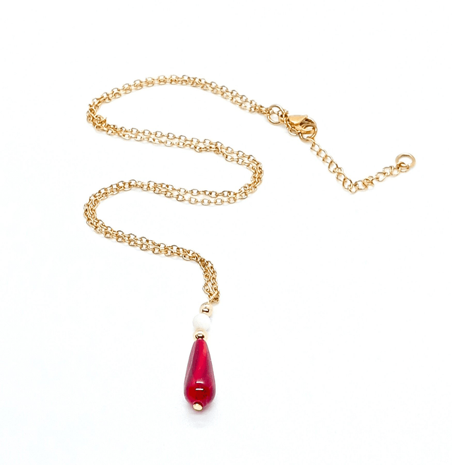 SALVIA Collier fait main