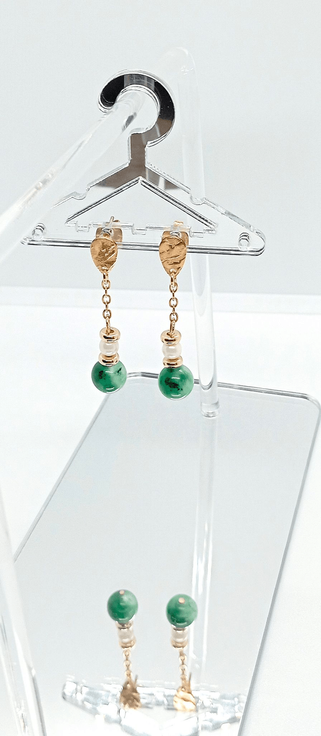ARMERIA Boucles d'oreilles  fait main