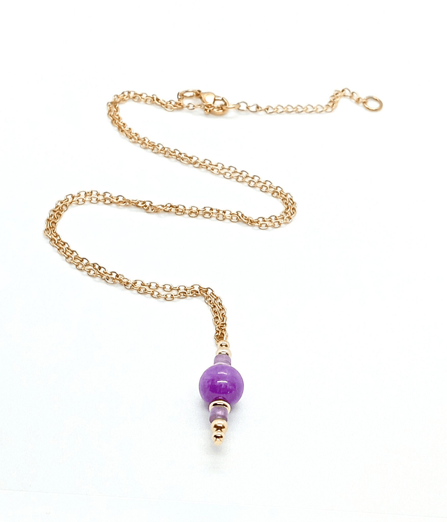 GLOXINIA Collier fait main