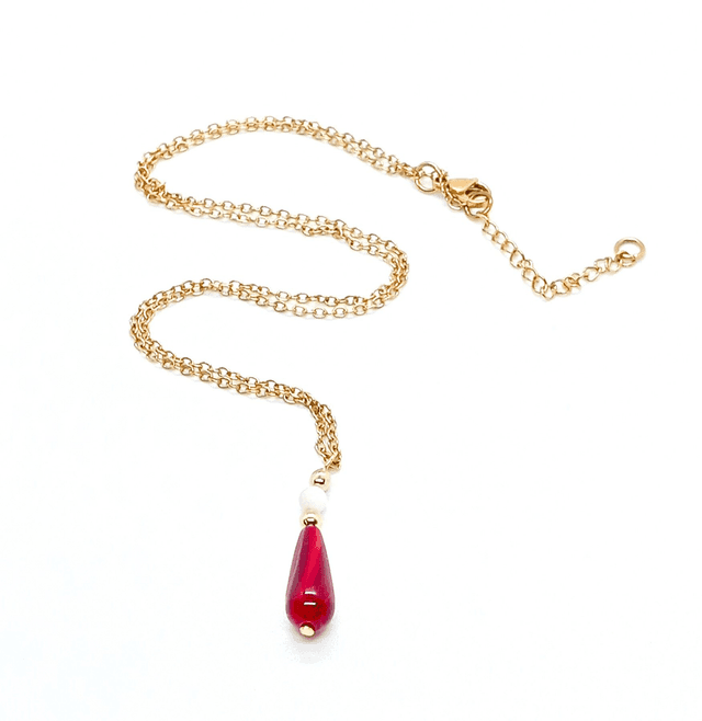 SALVIA Collier fait main
